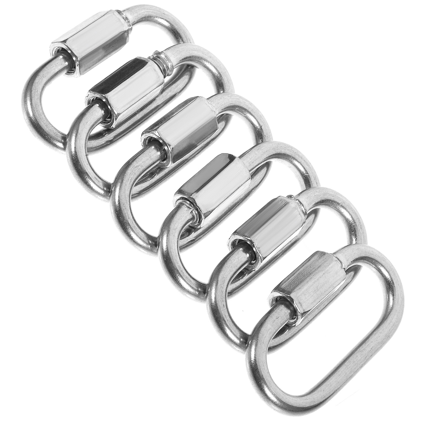 Steel Chain - 6 conectores de cadena de acero