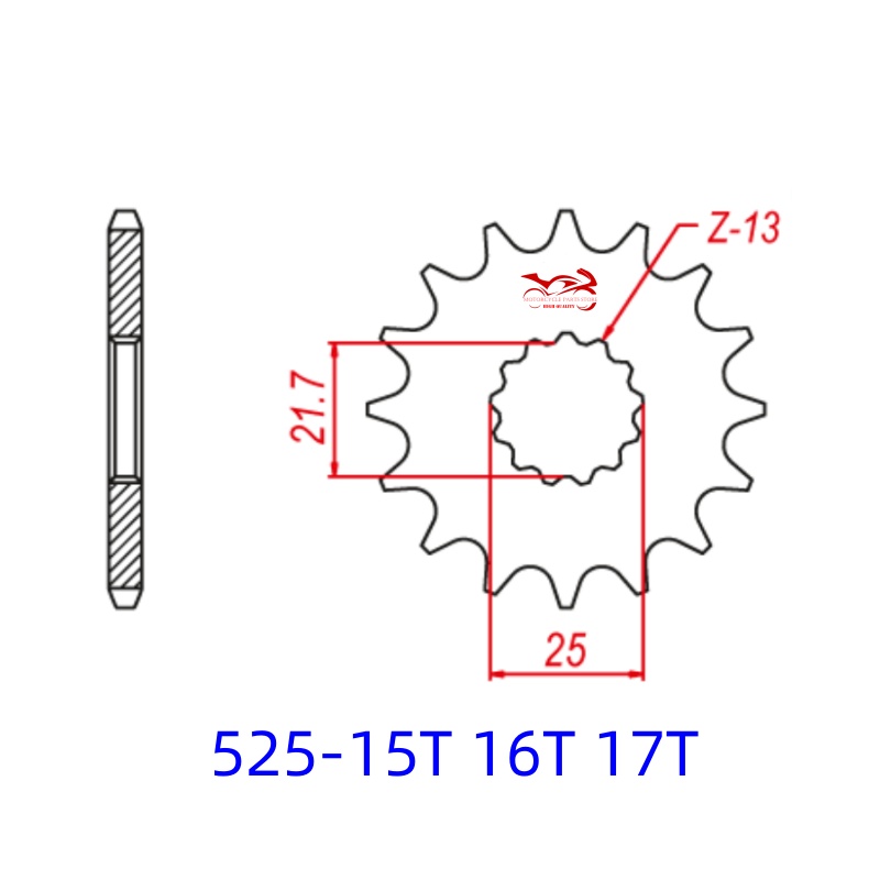Piñón 525 para Suzuki DL 650 1 - 428 Chain reseña y precio