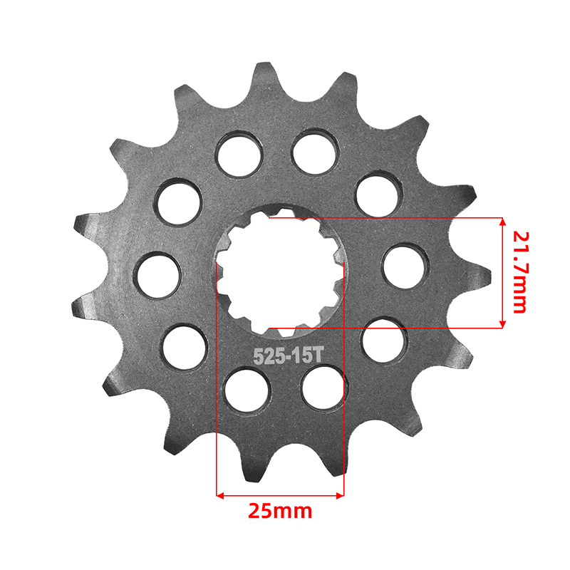 Piñón Delantero 525 15T 16T 17 - 428 Chain reseña y precio