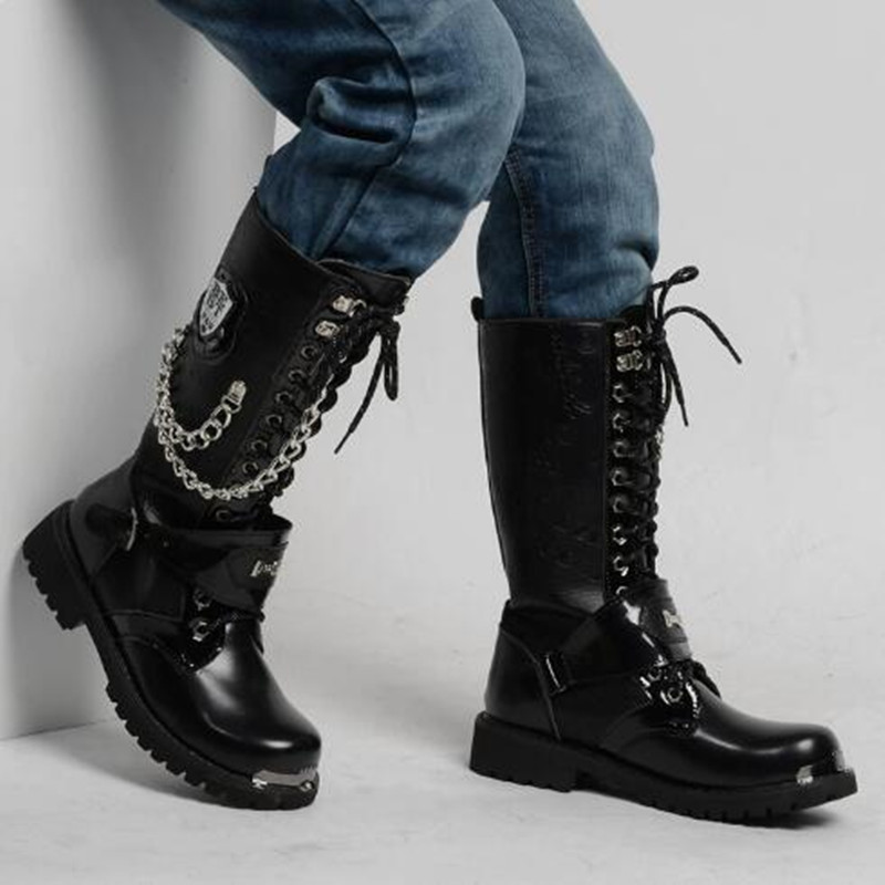 Botas de Motocicleta de Lujo p - Motorcycle Chain reseña y precio