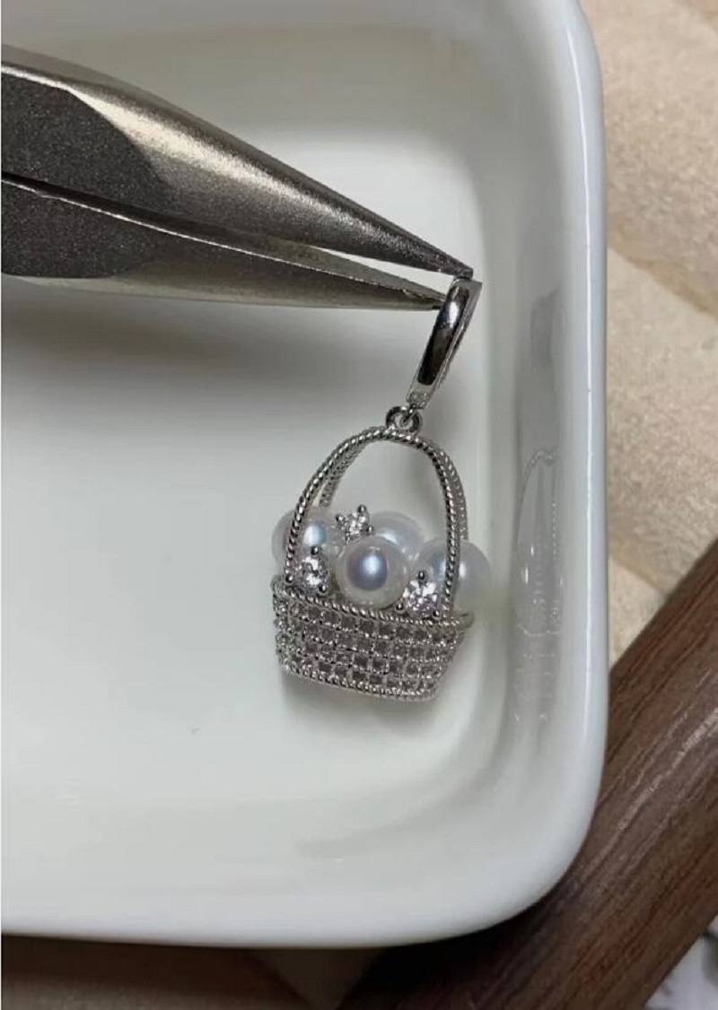 elegante colgante de perlas bl - 530 Chain reseña y precio