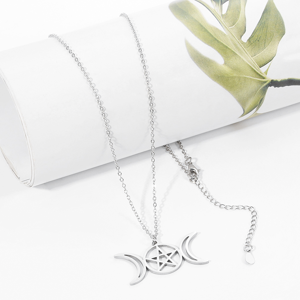 Collar con Colgante de Pentagr - Steel Chain reseña y precio